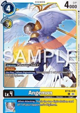 Angemon (BT16-019) - Beginning Observer (Common) [BT-16-019]