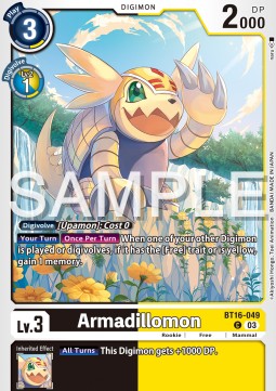 Armadillomon (BT16-049) - Beginning Observer (Common) [BT-16-049]