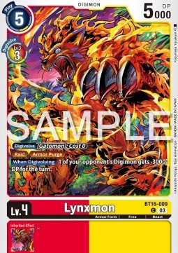Lynxmon (BT16-009) - Beginning Observer (Common) [BT-16-009]
