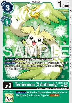 Terriermon (X Antibody) (BT16-038) - Beginning Observer (Uncommon) [BT-16-038]