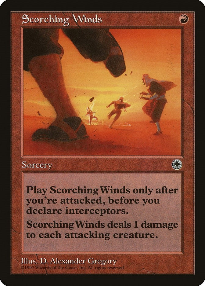 Image for Scorching Winds (Portal) - Magic: The Gathering