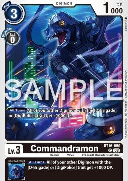 Commandramon (BT16-050) - Beginning Observer (Common) [BT-16-050]