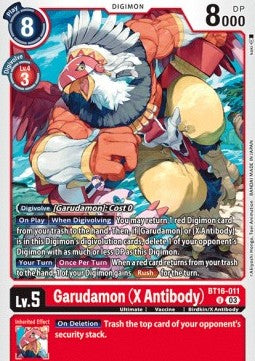 Garudamon (X Antibody) (BT16-011) - Beginning Observer (Uncommon) [BT-16-011]