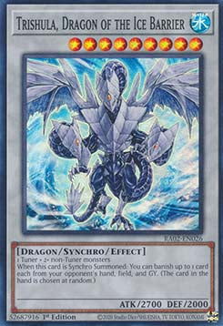 Trishula, Dragon of the Ice Barrier (V.1 - Super Rare) - 25th Anniversary Rarity Collection II (Super Rare) [RA02-026]
