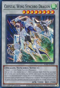 Crystal Wing Synchro Dragon (V.1 - Super Rare) - 25th Anniversary Rarity Collection II (Super Rare) [RA02-029]