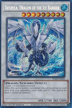 Trishula, Dragon of the Ice Barrier (V.3 - Secret Rare) - 25th Anniversary Rarity Collection II (Secret Rare) [RA02-026]