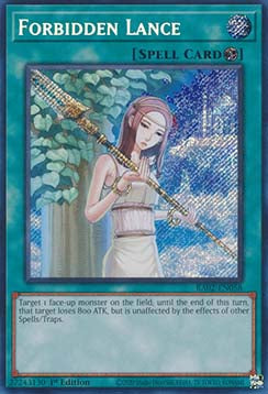 Forbidden Lance (V.3 - Secret Rare) - 25th Anniversary Rarity Collection II (Secret Rare) [RA02-058]