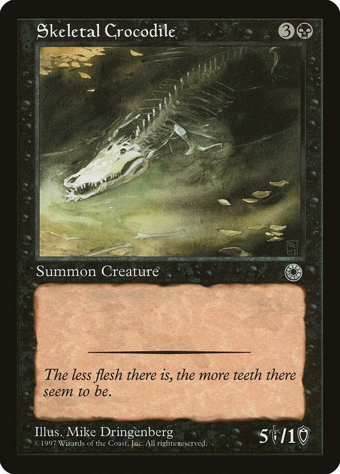 Image for Skeletal Crocodile (Portal) - Magic: The Gathering