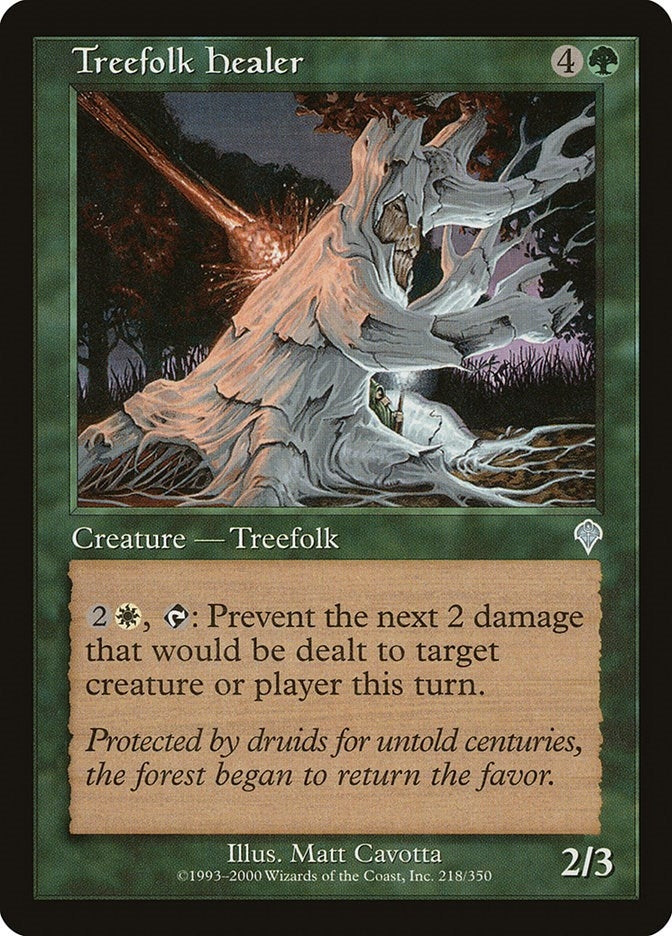Image for Treefolk Healer (Invasion) (218) - Magic: The Gathering