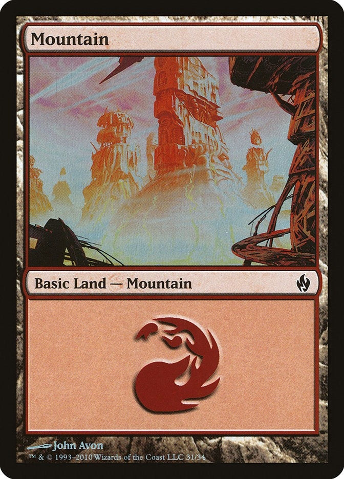 Image for Mountain (31) (Premium Deck Series: Fire and Lightning) (31) - Magic: The Gathering