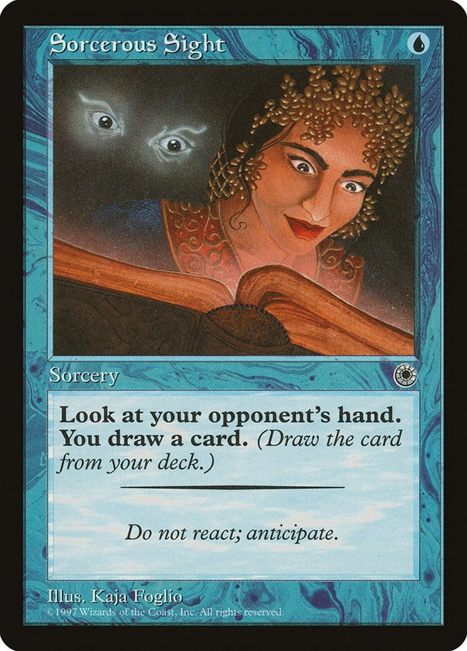 Image for Sorcerous Sight (Portal) - Magic: The Gathering