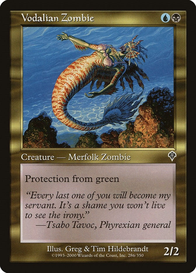 Image for Vodalian Zombie (Invasion) (286) - Magic: The Gathering