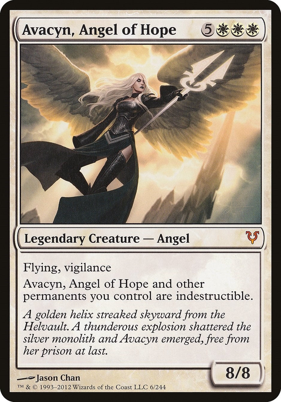 Image for Avacyn, Angel of Hope (Avacyn Restored) (Oversize Cards) (6) - Magic: The Gathering