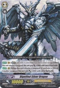 Image for Dignified Silver Dragon (Non-Holo) (Mega Trial Deck 1: Rise to Royalty) (MT01/002EN) - Cardfight Vanguard