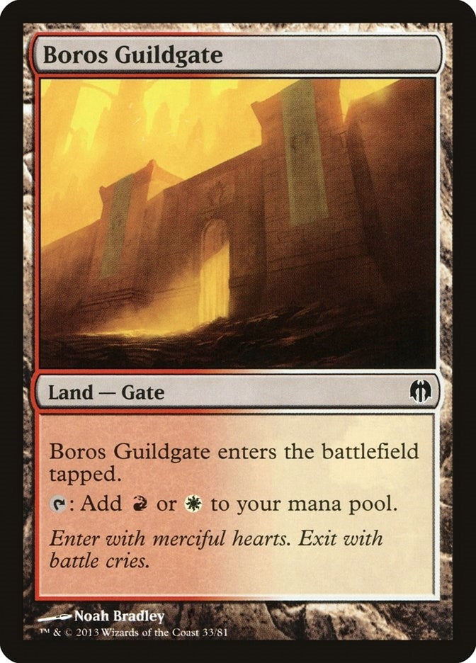 Image for Boros Guildgate (Duel Decks: Heroes vs. Monsters) (33) - Magic: The Gathering
