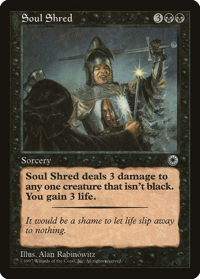 Image for Soul Shred (Portal) - Magic: The Gathering