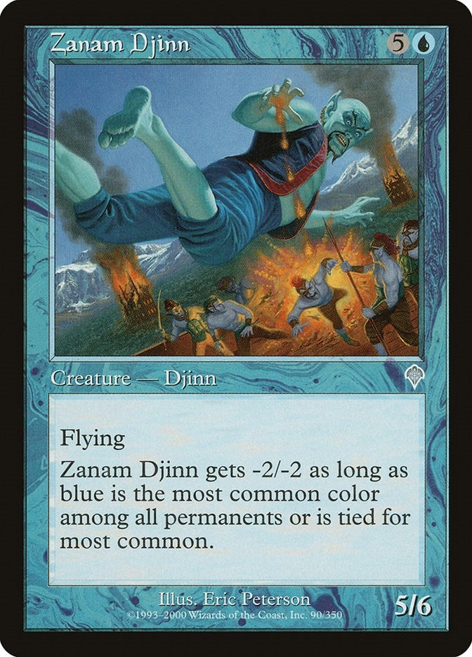 Image for Zanam Djinn (Invasion) (90) - Magic: The Gathering