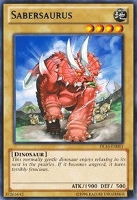 Image for Sabersaurus (Blue) (Duelist League Promo) (DL16-EN001) - YuGiOh