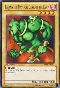 Image for La Jinn the Mystical Genie of the Lamp (Starter Deck: Kaiba Reloaded) (YSKR-EN003) - YuGiOh