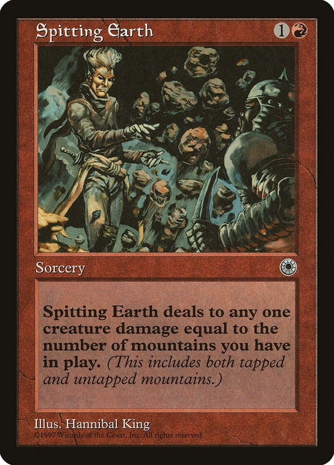 Image for Spitting Earth (Portal) - Magic: The Gathering