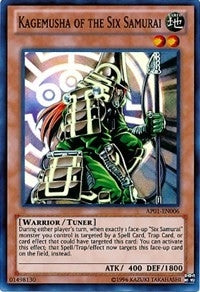 Image for Kagemusha of the Six Samurai (Astral Pack 1) (AP01-EN006) - YuGiOh