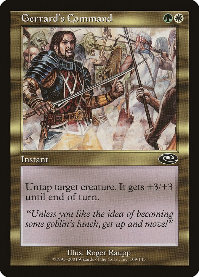 Image for Gerrard's Command (Planeshift) (109) - Magic: The Gathering