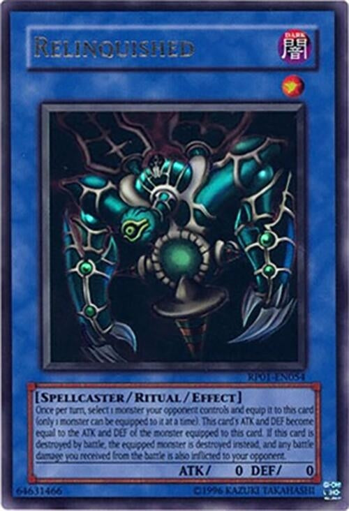 Image for Relinquished (Retro Pack 1) (RP01-EN054) - YuGiOh