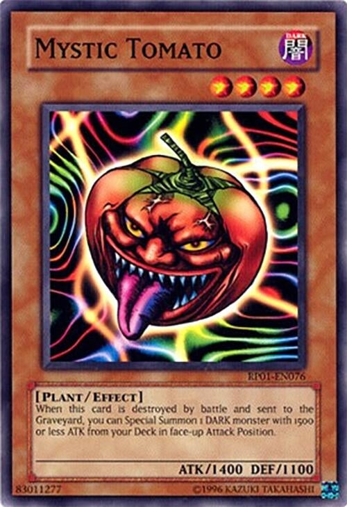 Image for Mystic Tomato (Retro Pack 1) (RP01-EN076) - YuGiOh