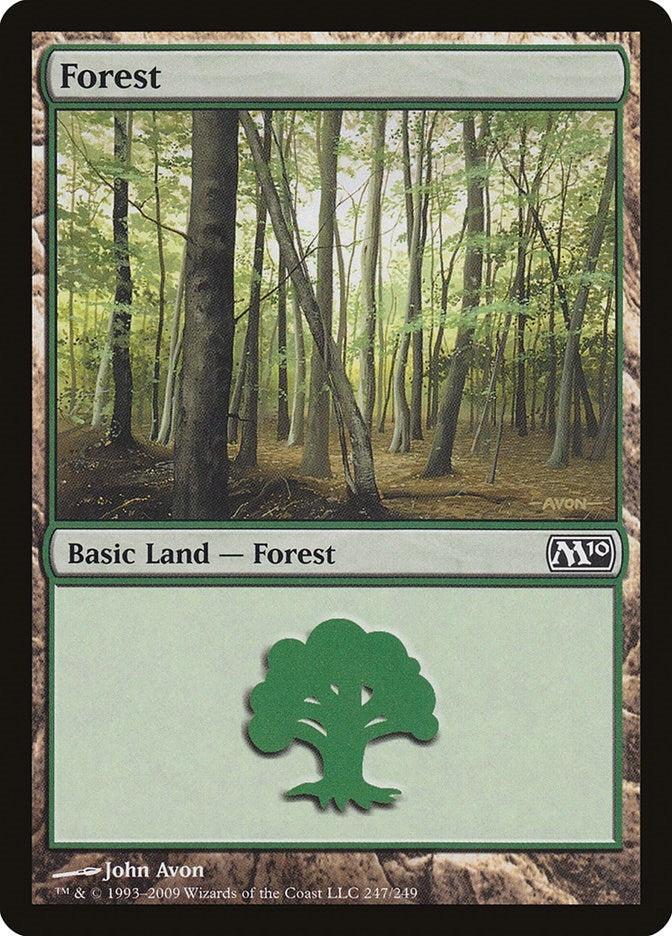 Image for Forest (247) (Magic 2010 (M10)) (247) - Magic: The Gathering