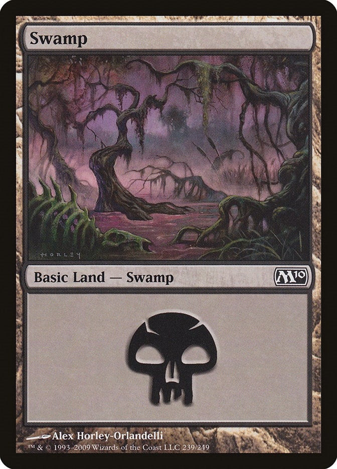 Image for Swamp (239) (Magic 2010 (M10)) (239) - Magic: The Gathering