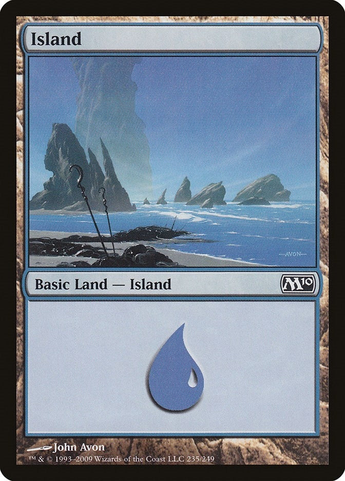 Image for Island (235) (Magic 2010 (M10)) (235) - Magic: The Gathering