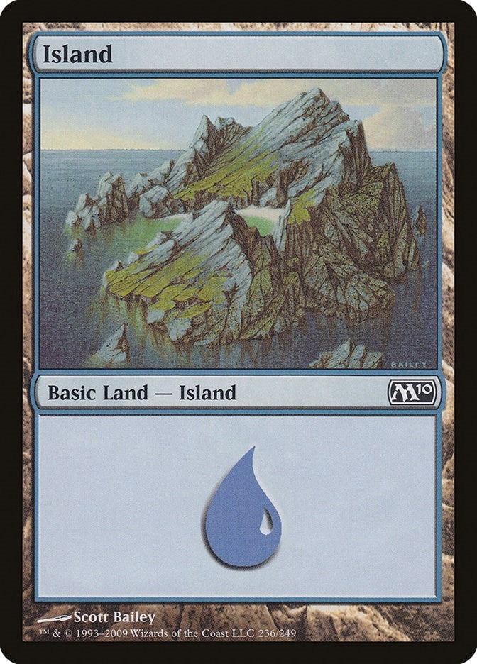 Image for Island (236) (Magic 2010 (M10)) (236) - Magic: The Gathering