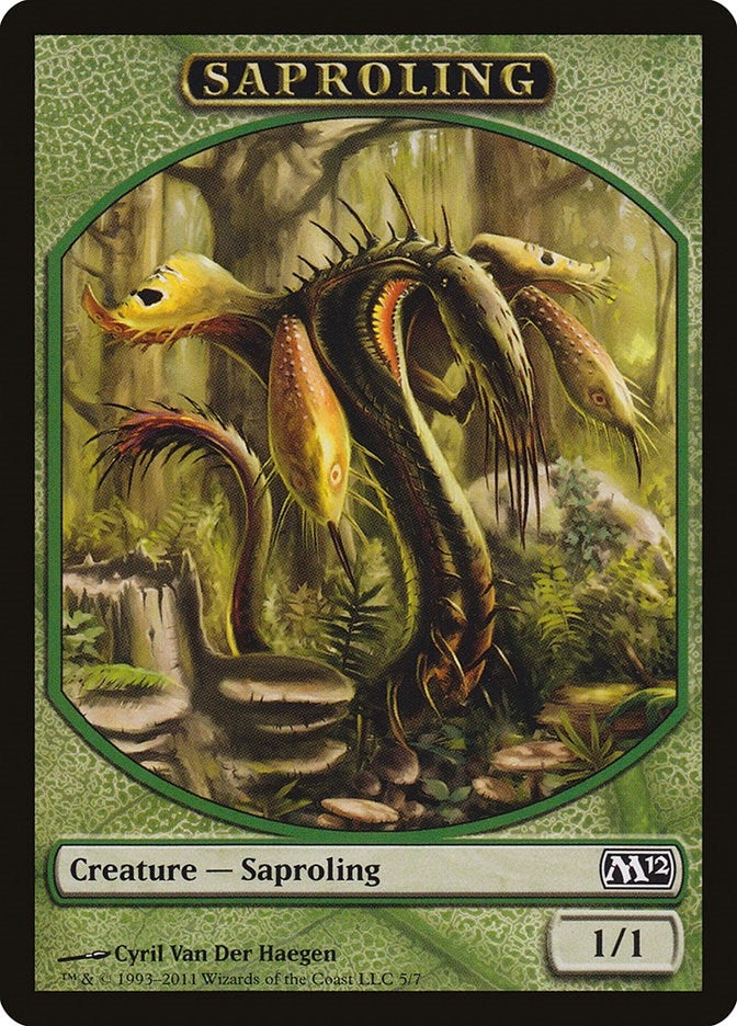 Image for Saproling Token (Magic 2012 (M12)) (5) - Magic: The Gathering
