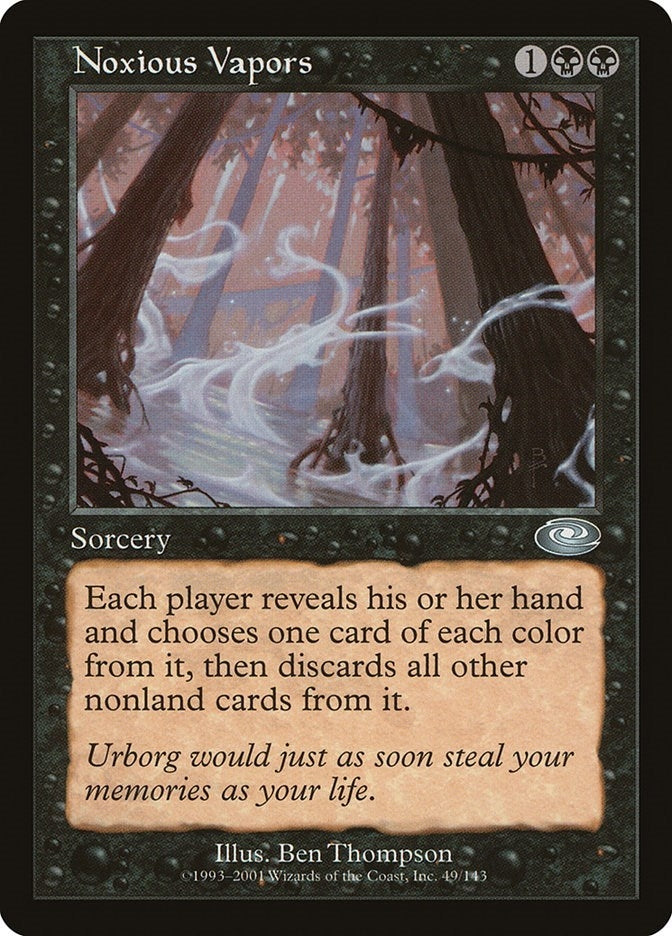 Image for Noxious Vapors (Planeshift) (49) - Magic: The Gathering