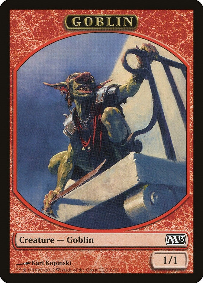 Image for Goblin Token (Magic 2013 (M13)) (6) - Magic: The Gathering