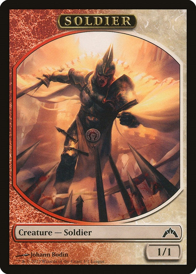 Image for Soldier Token (Gatecrash) (League Promos) (1) - Magic: The Gathering