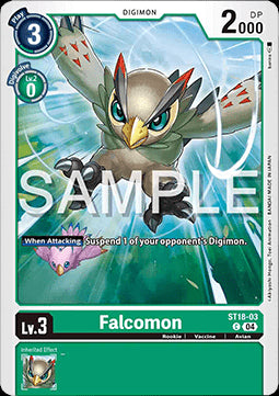 Falcomon (ST18-03) - Starter Deck: Guardian Vortex (Common) [ST-18-003]