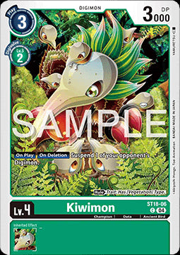 Kiwimon (ST18-06) - Starter Deck: Guardian Vortex (Common) [ST-18-006]