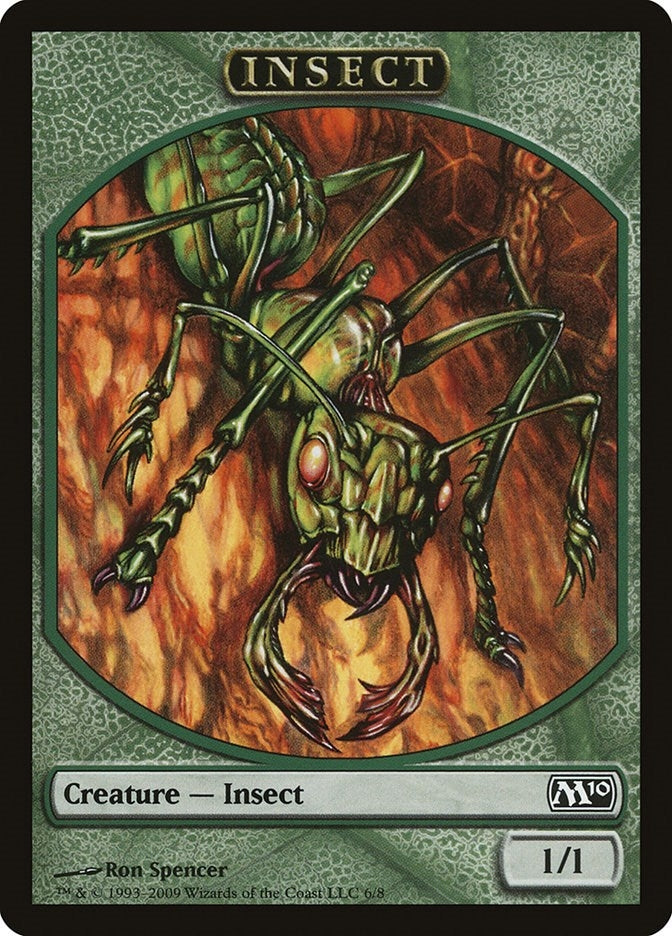 Image for Insect Token (Magic 2010 (M10)) (6) - Magic: The Gathering