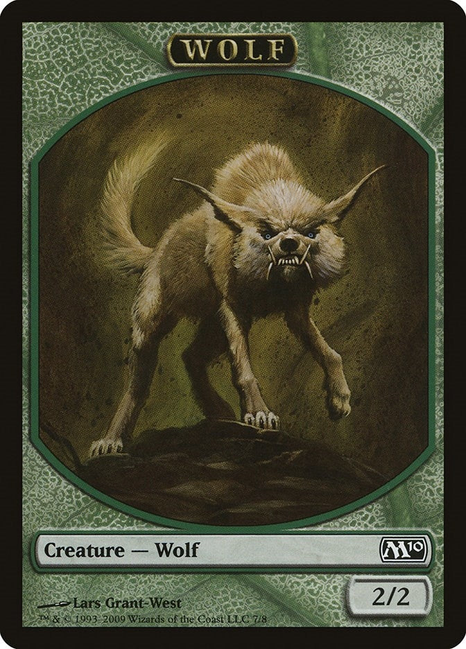 Image for Wolf Token (Magic 2010 (M10)) (7) - Magic: The Gathering