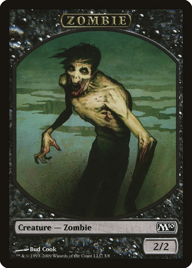 Image for Zombie Token (Magic 2010 (M10)) (3) - Magic: The Gathering