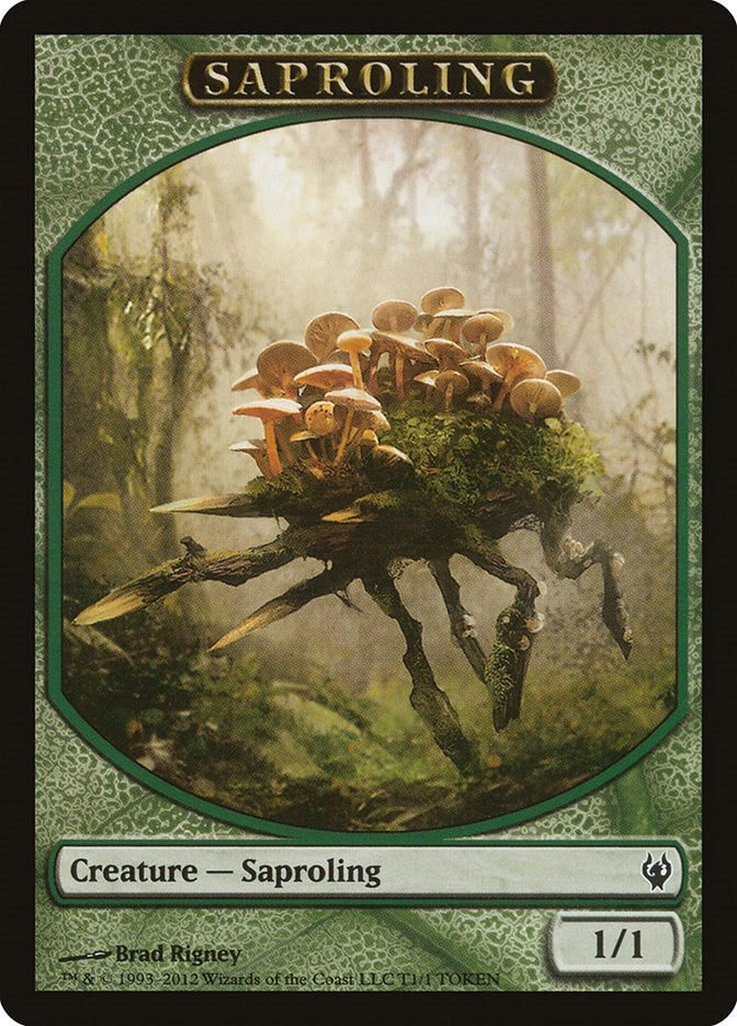 Image for Saproling Token (Duel Decks: Izzet vs. Golgari) (T1) - Magic: The Gathering