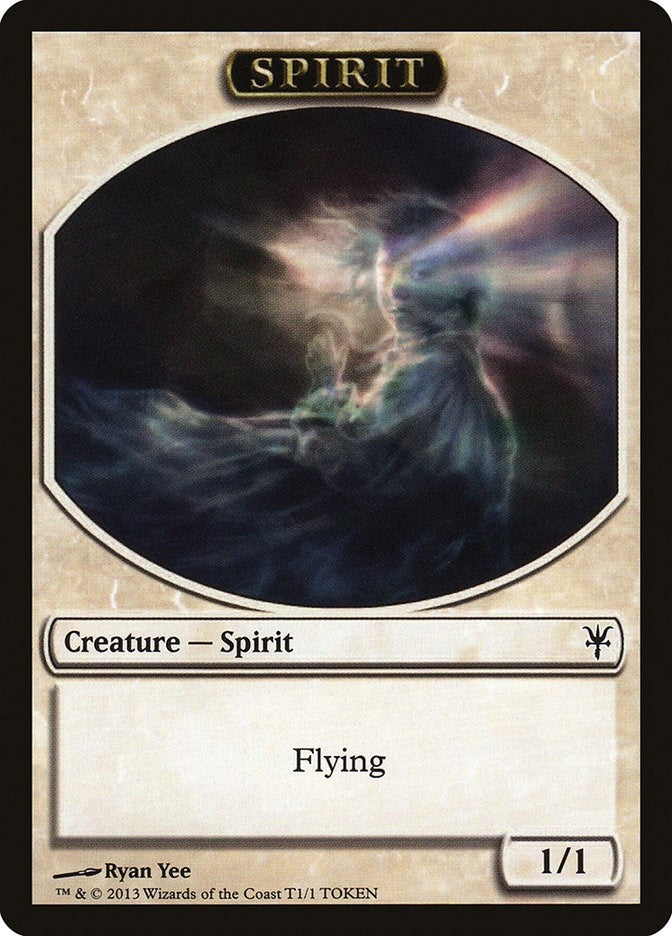Image for Spirit Token (Duel Decks: Sorin vs. Tibalt) (1) - Magic: The Gathering