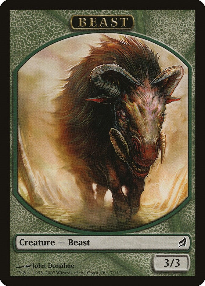 Image for Beast Token (Lorwyn) (7) - Magic: The Gathering