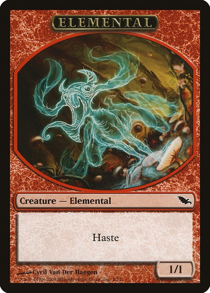 Image for Elemental Token (4) (Shadowmoor) (4) - Magic: The Gathering