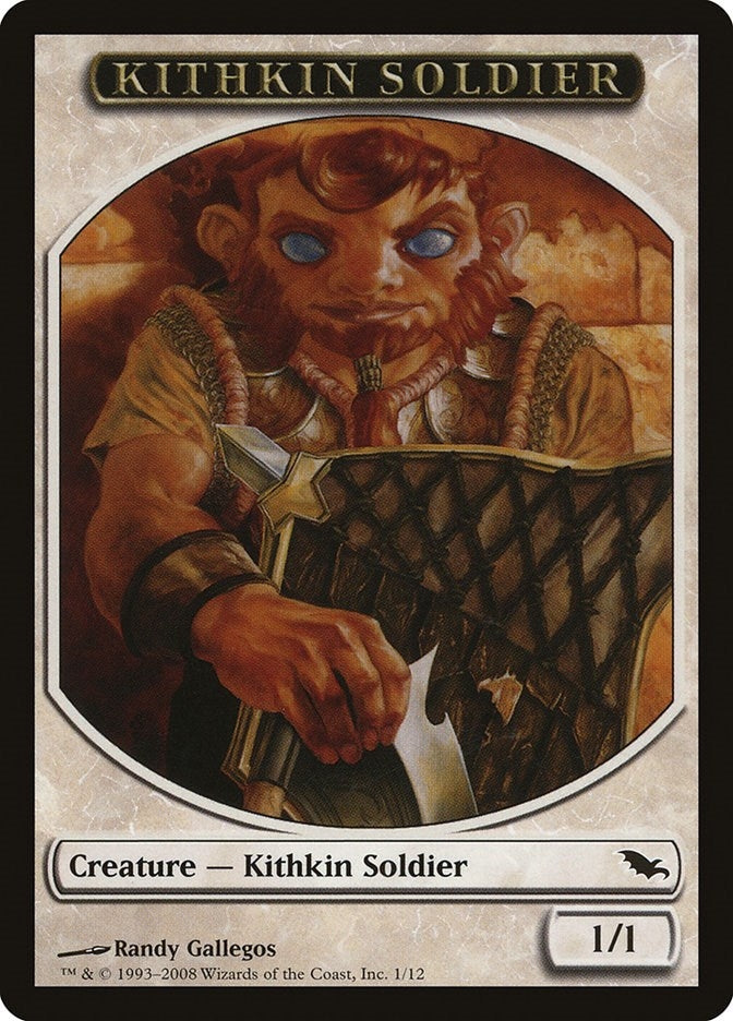 Image for Kithkin Soldier Token (Shadowmoor) (1) - Magic: The Gathering