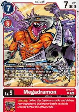 Megadramon (EX7-011) (V.1) - Digimon Liberator (Common) [EX-07-011]