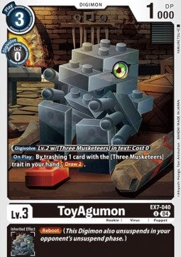 ToyAgumon (EX7-040) (V.1) - Digimon Liberator (Uncommon) [EX-07-040]