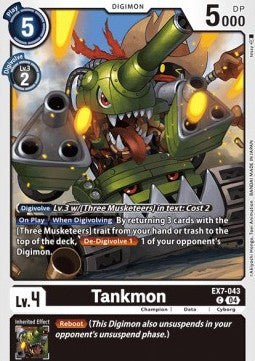 Tankmon (EX7-043) (V.1) - Digimon Liberator (Common) [EX-07-043]