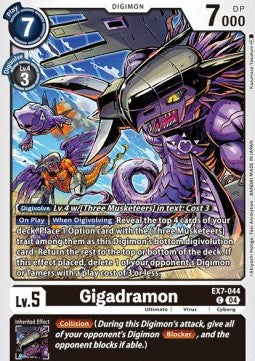 Gigadramon (EX7-044) (V.1) - Digimon Liberator (Common) [EX-07-044]